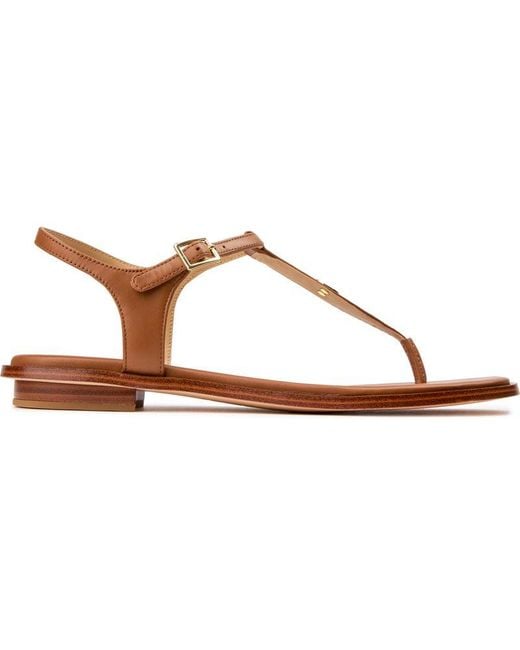Michael Kors Brown Mallory Sandals