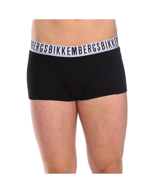 Bikkembergs Pack-2 Boxer Essential Anatomisch Voor Bkk1Utr01Bi in het Black voor heren