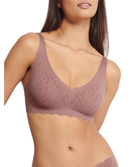 Sloggi Brown Zero Feel Bliss Soft Bra
