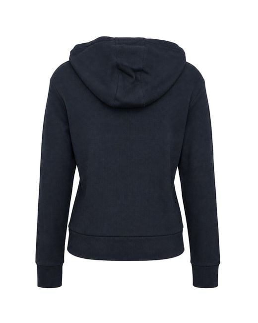 Nautica Blue Luna Crop Hoodie Cotton