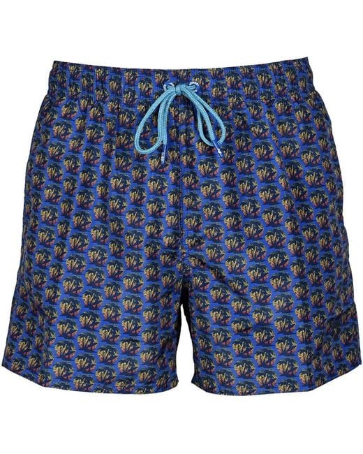 Arena Blue Beach Shorts Allover for men