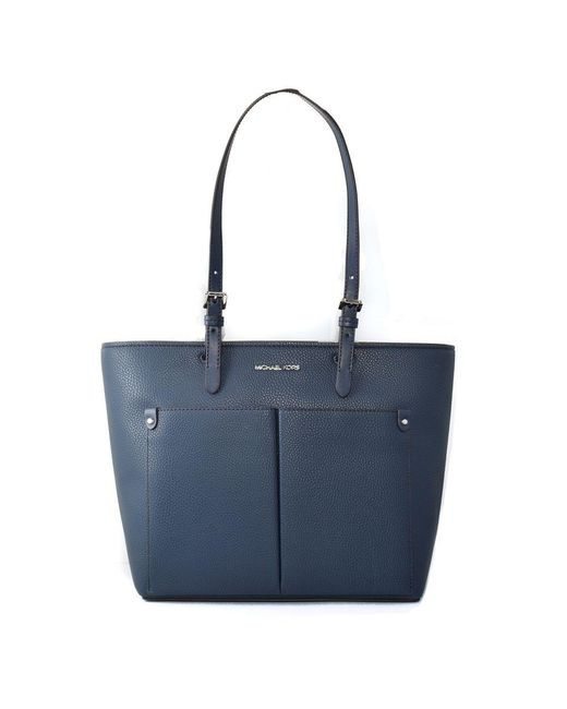 Michael Kors Blue Artificial Leather Tote Bag