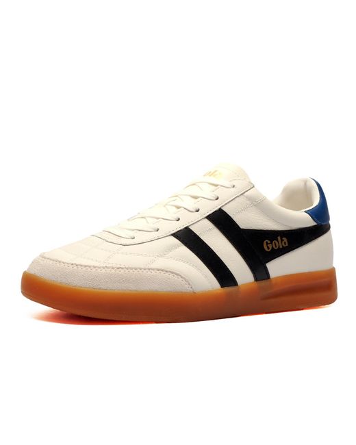 Gola Black Classics Stadia Leather Trainers for men