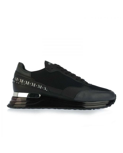 Mallet Black Knox Gas Trainers for men