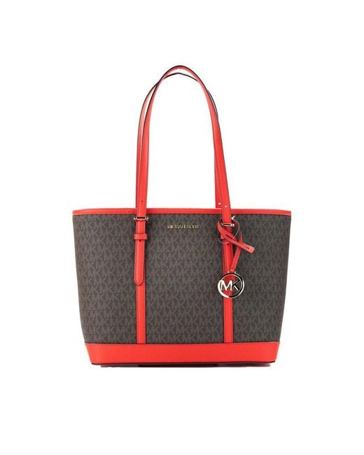 Red best sale mk handbag