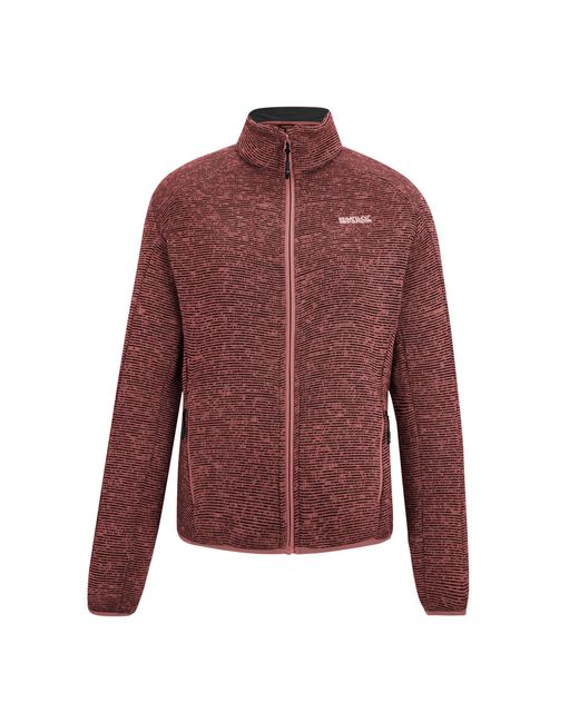 Regatta Purple Ladies Newhill Full Zip Fleece Jacket (Peach)