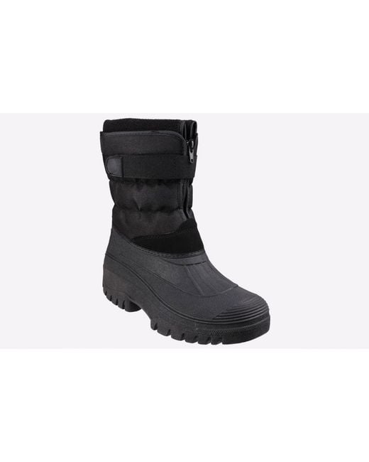 Cotswold Black Chase Waterproof Boots for men
