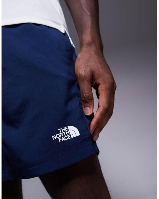 The North Face Blue 24/7 5 Logo Shorts for men