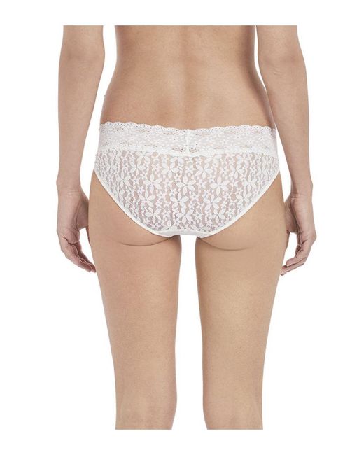 Wacoal White Halo Lace Bikini Brief