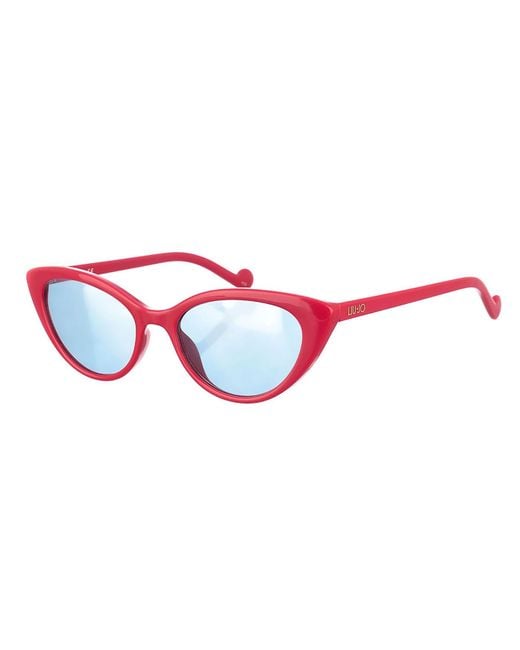 Liu Jo Red Cat-Eyes Shaped Acetate Sunglasses Lj712S