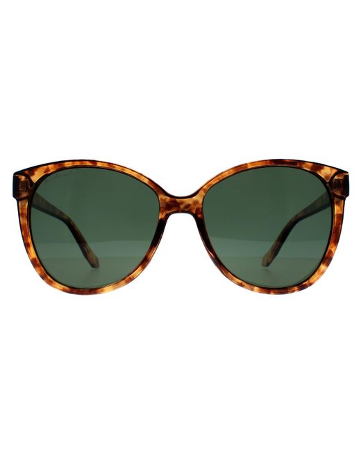 Montana Green Cat Eye Shiny Havana Soft Demi G15 Polarized Mp74