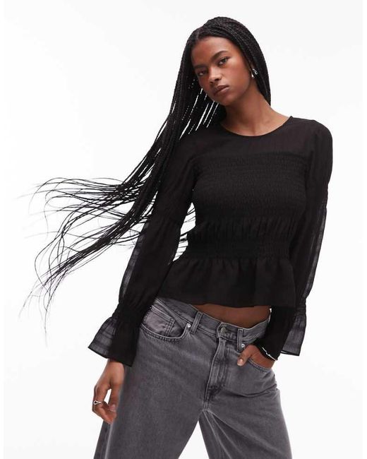 AllSaints Black Allsaints Pamela Top