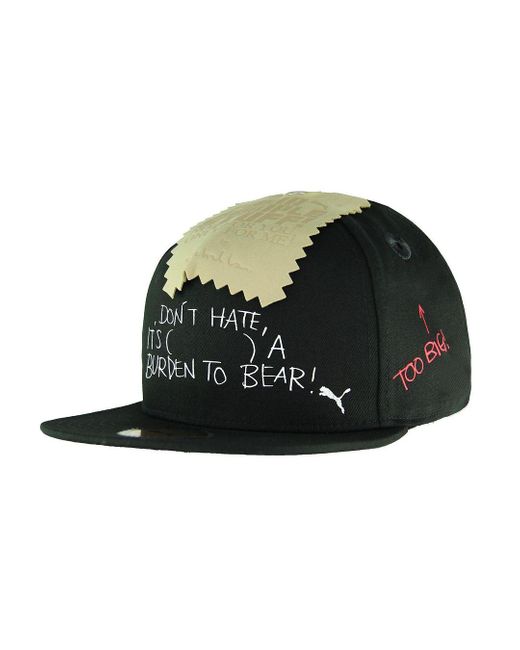 PUMA Green X Michael Lau Flat Brim Adjustable Cap 023117 02 Cotton for men