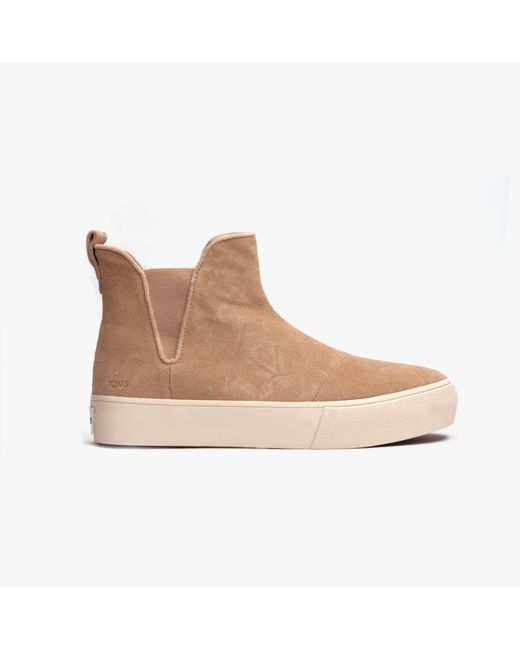 TOMS Natural Fenix Platform Chelsea Sneakers Oatmeal
