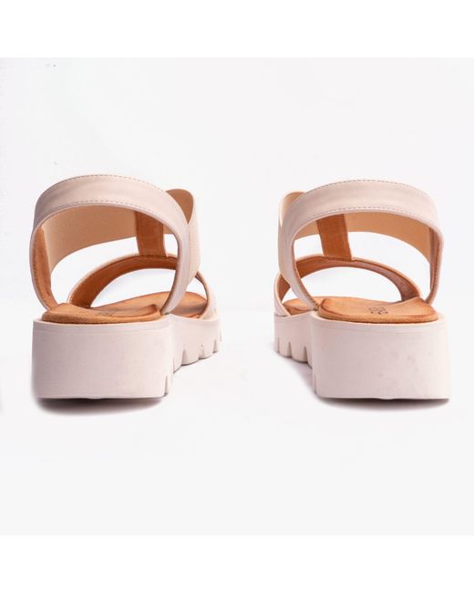 Heavenly Feet Pink Ritz Sandals Stone