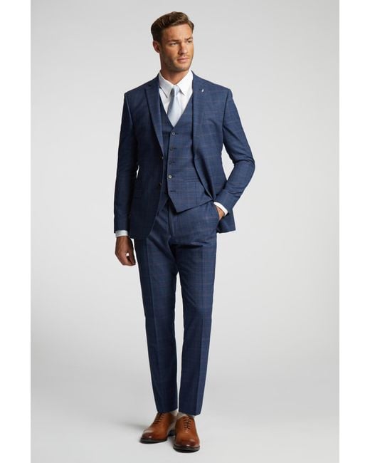 Ted Baker Blue Andes Plain Slim Jacket for men