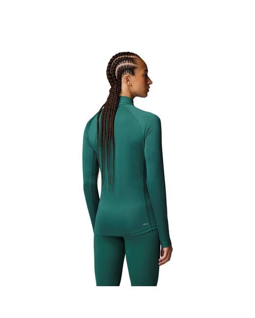 Castore Green 1/2 Zip Long Sleeve Top Dark Activewear T-Shirts for men