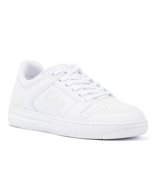 EA7 White Slasher Trainers