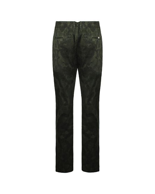 Vans Gray Off The Wall Regular Fit Dark Trousers Cotton for men