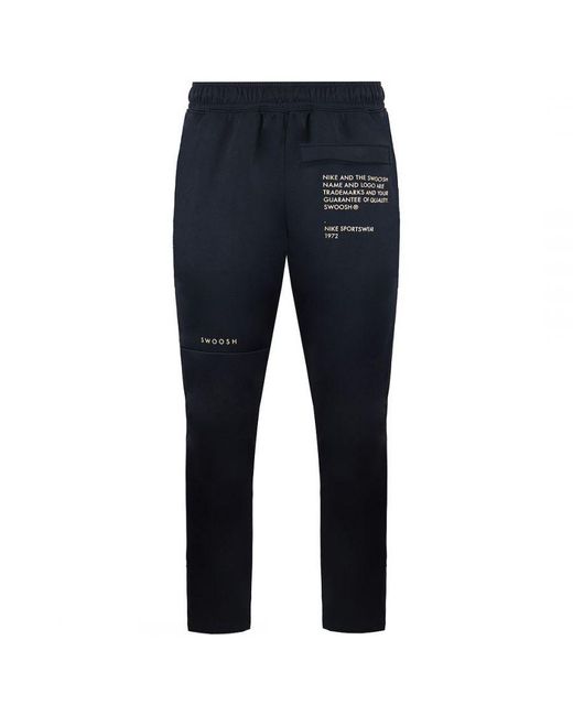 Nike Blue Standard Fit Stretch Waist Jogging Bottoms Dc2591 010 for men