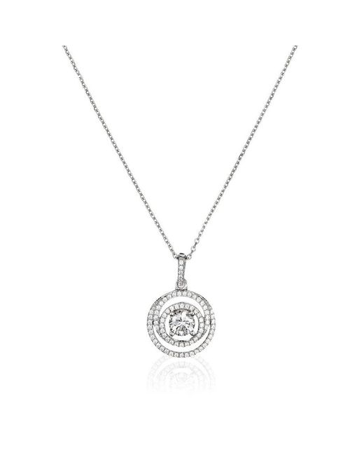 Orphelia Metallic 925 Sterling Chain With Pendant