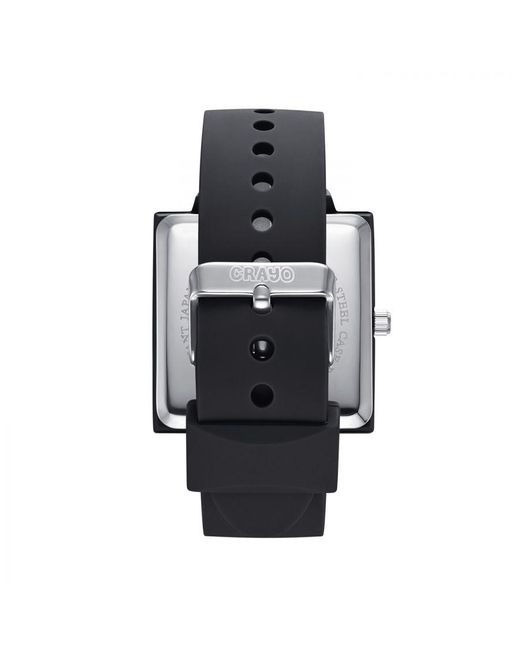 Crayo Black Dream Strap Watch