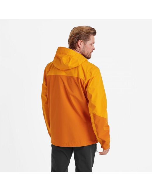 TOG24 Orange Bowston Waterproof Jacket Tangerine for men