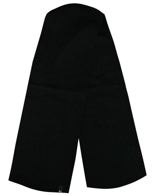 PUMA Black Plain Scarf Textile