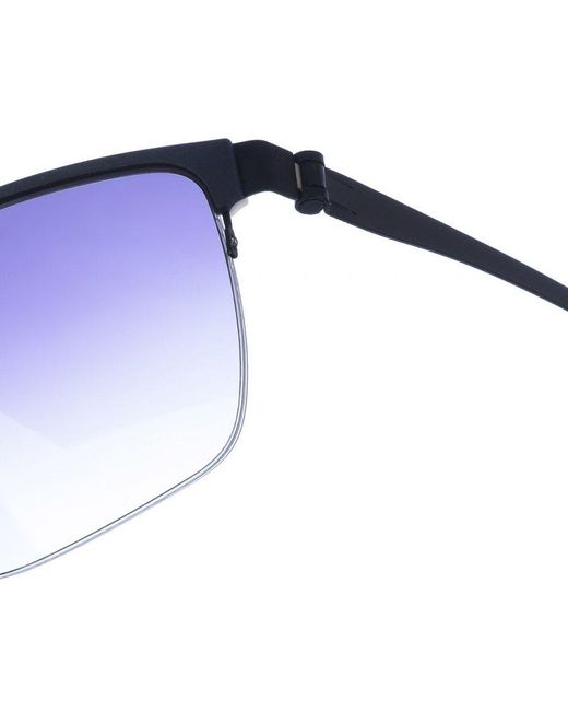 Mercedes-benz Blue Rectangular Shaped Acetate Sunglasses M1037 for men
