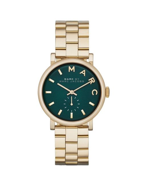 Marc Jacobs Metallic Mbm3245 Baker Dial Ladies Watch Stainless Steel