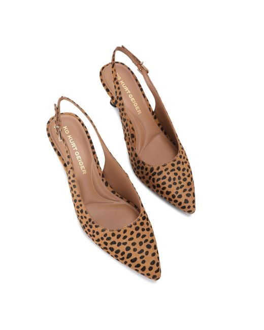 KG by Kurt Geiger Brown Tilly Heels