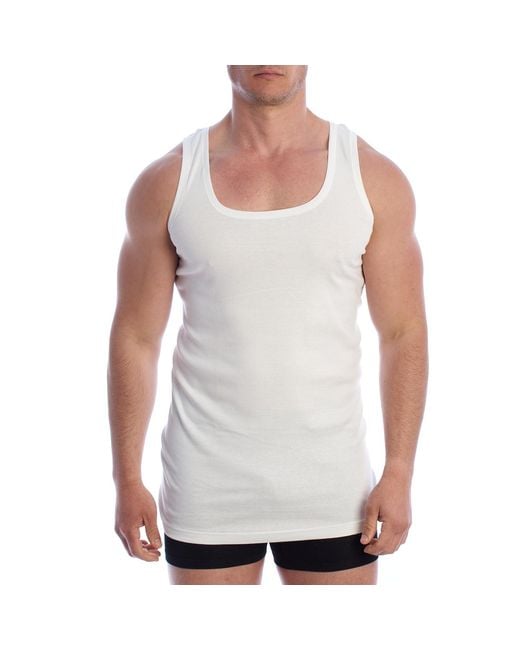 Omera White Sleeveless Organic Cotton Undershirt 2006 for men