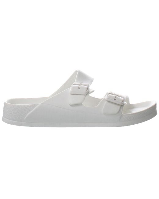 Original Penguin White Heatwave Sliders for men