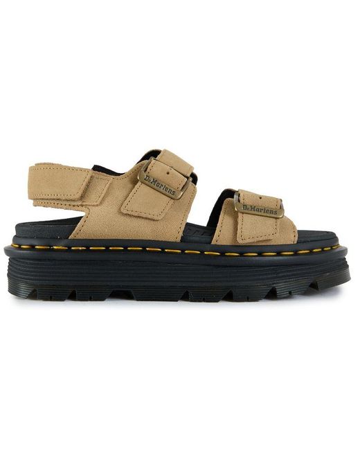 Dr. Martens Black Dr Zebzag Sandals