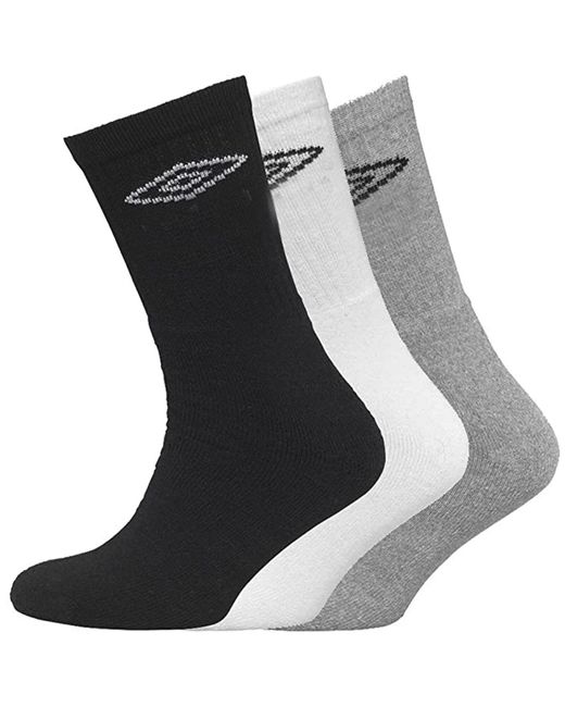Umbro Black 3-Pack Multicoloured Shoe Liner Socks for men