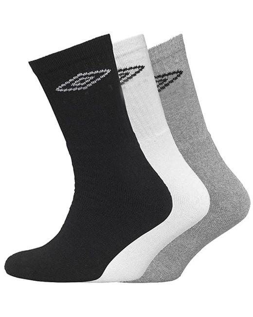 Umbro Black 3-Pack Multicoloured Shoe Liner Socks for men