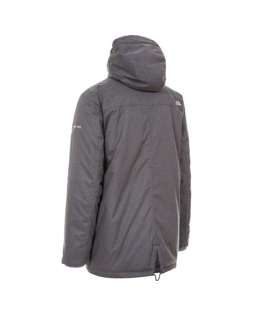 Trespass Gray Glover Waterproof Jacket for men