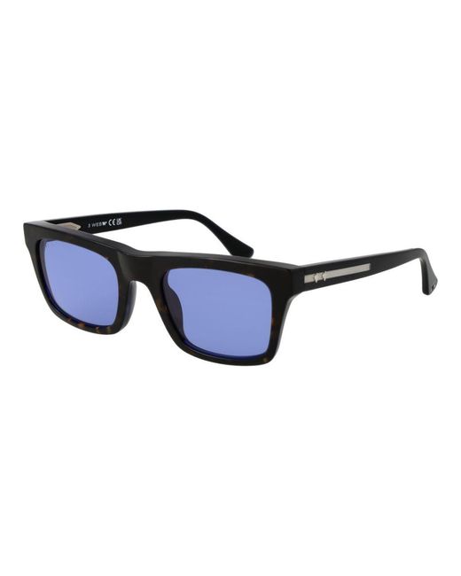 Web Blue Acetate Sunglasses for men