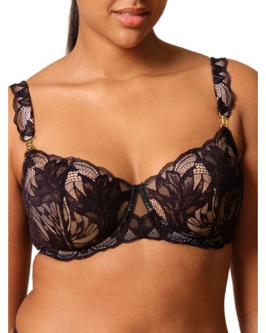 Gossard Black Lace Soirée Demi Balconette Bra