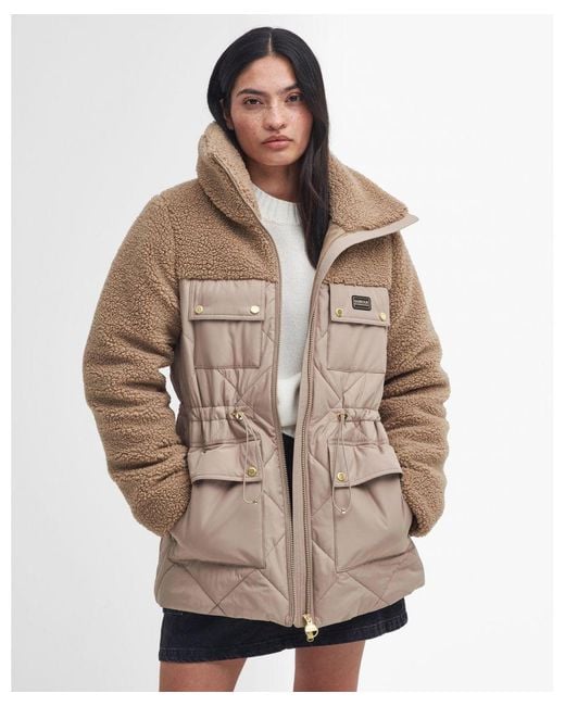 Barbour Natural Jemison Quilted Jacket