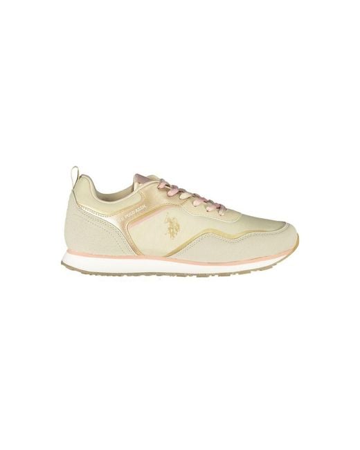 U.S. POLO ASSN. Natural Casual Laceup Sneakers