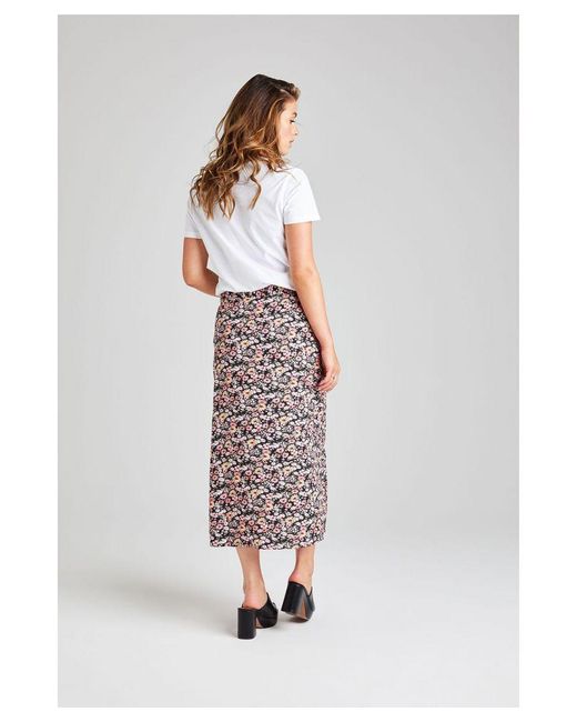 Urban Bliss White Beech Midi Skirt
