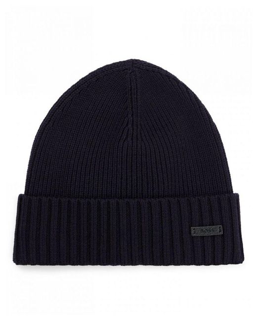 Boss Blue Boss Fati Beanie Colour: Dark 404 for men
