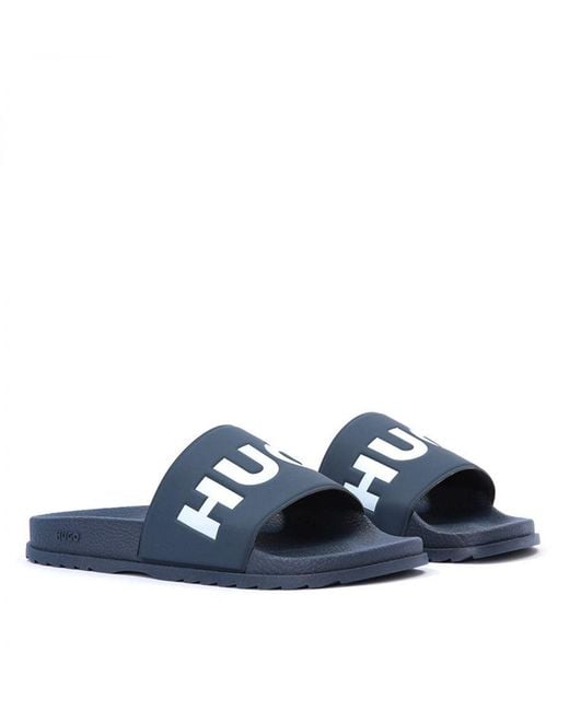 HUGO Blue Match Sliders for men