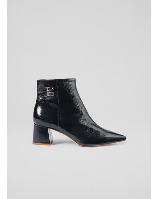 L.K.Bennett Blue Missy Ankle Boots