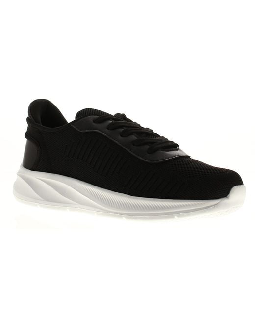Surge Black Chunky Trainers Miriam Wider Fit Lace Up