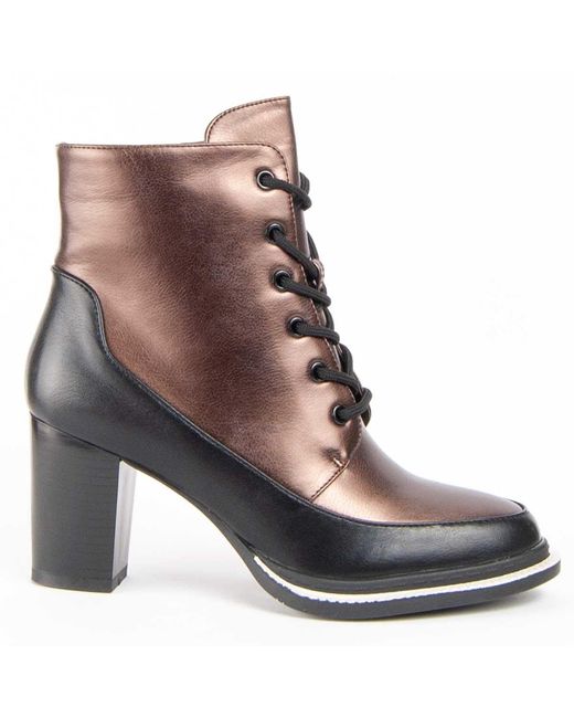 Montevita Brown Ankle Boot Vareli3