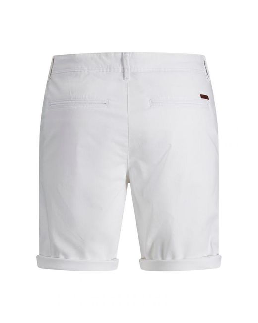 Jack & Jones Chino Shorts in het White voor heren