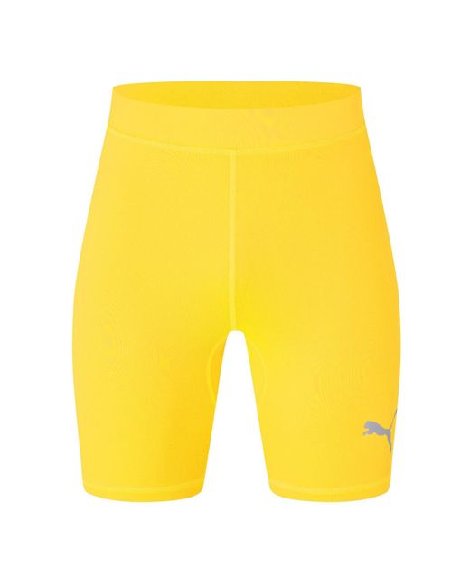 PUMA Yellow Short Tights for men