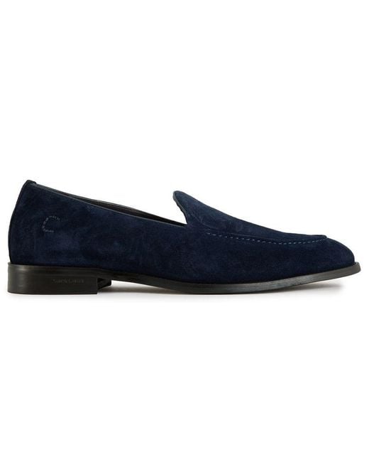 Simon Carter Blue Fes Loafer Shoes for men